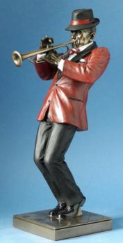 WU76219 Parastone Jazz Trompete Le Monde du Jazz Kollektion Skulptur Figur Musiker 30cm