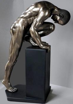 Body Talk Parastone WU74995 Akt Mann 35cm Athlet Figur Statuette Skulptur Man