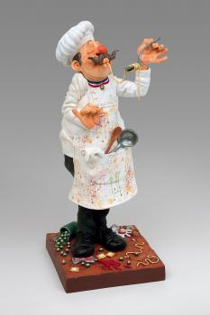 Guillermo Forchino FO84000 Koch 24cm Figur Comic Art  Geschenkidee Skulptur Küche