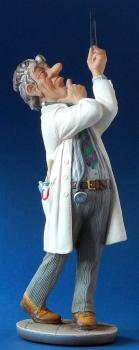 pro09 Arzt Höhe ca 37cm  - Lustige Figur Berufe - Parastone Profisti - Comic Art - Skulptur - Geschenkidee