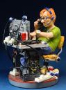 pro23 Computer Freak Höhe ca 25cm  - Lustige Figur Berufe - Parastone Profisti - Comic Art - Skulptur - Geschenkidee