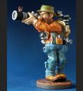 pro39 Fotograf Höhe ca 20cm  - Lustige Figur Berufe - Parastone Profisti - Comic Art - Skulptur - Geschenkidee